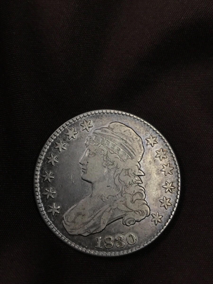 1830-Capped-Bust-Half-For-Grading