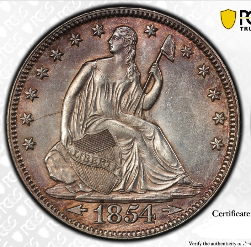 1854-Arrows-Seated-Half-You-Vs-PCGS