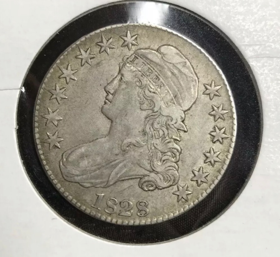 1828-Capped-Bust-Half-For-Grading