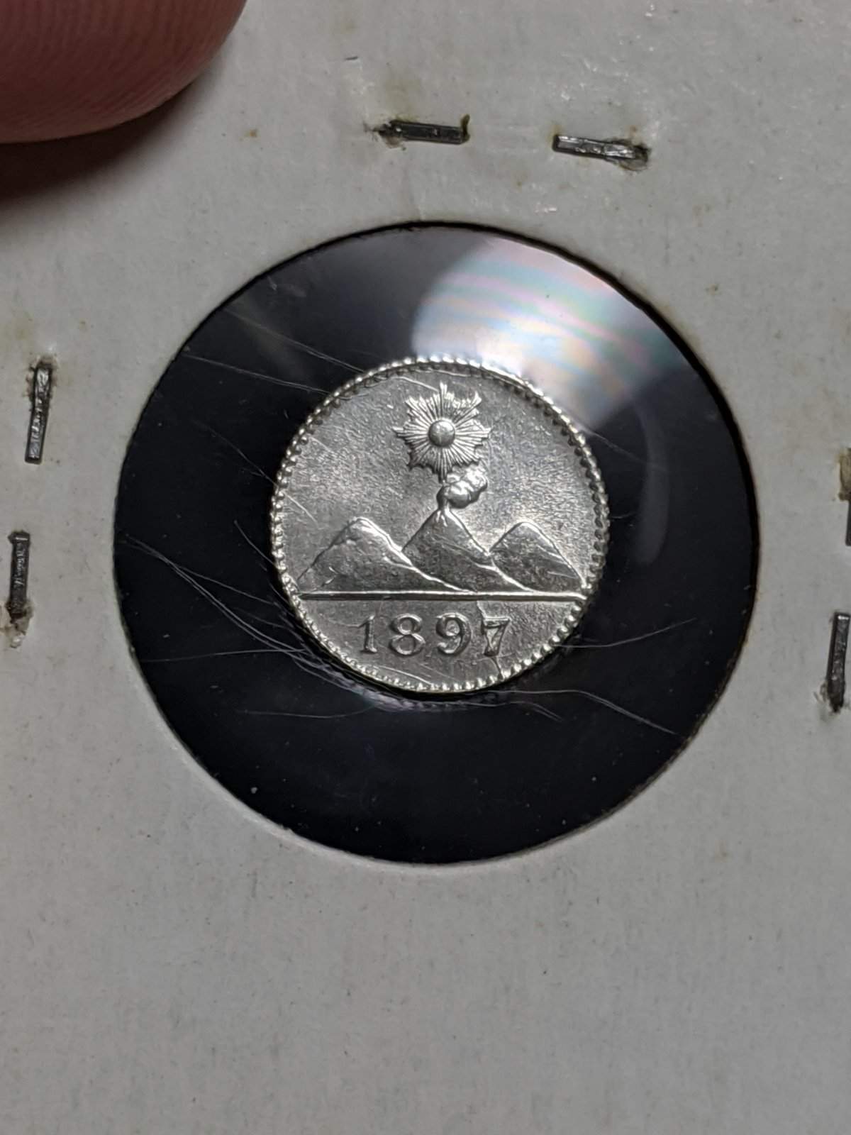 1897-Guatemalan-1/4-Real-MS