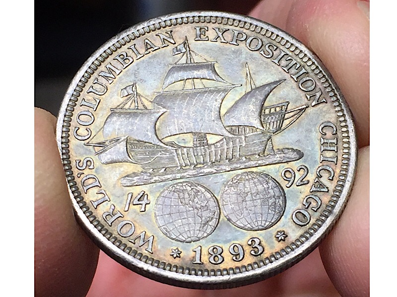 New-Purchase,-1893-Columbian-Half-Dollar-,-How-You-Think-It-Would-Grade?!