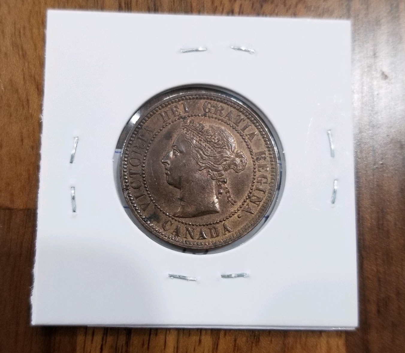 1850-&-1884-Canadian-Penny-And-Half-Penny