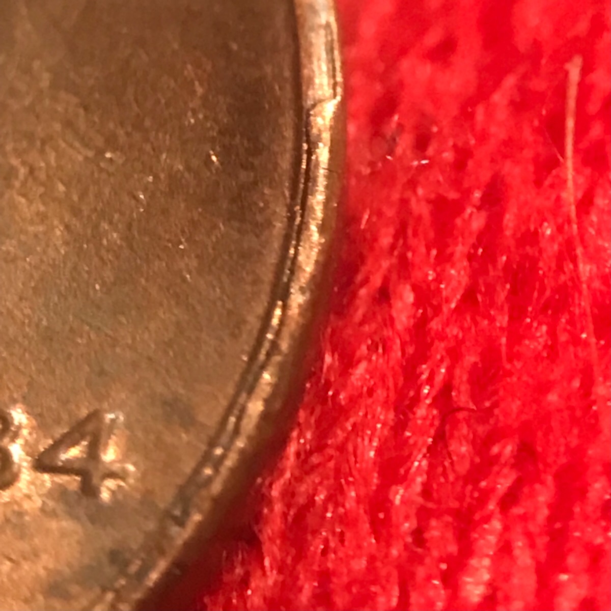 1984-LMC,-Rim-Cud-Or-Fin-Obverse,-Die-Clash-Or-Cracks-Reverse?