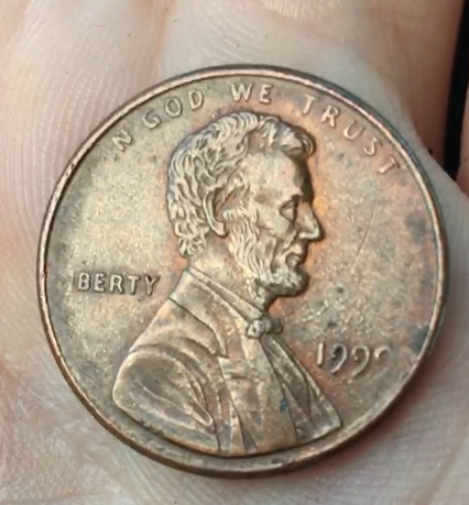 Missing-Letters/Numbers-1990-&-1999-Lincoln-Cent