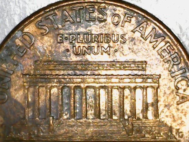 1996-D-Cent-Line-Down-Middle-Of-Reverse-And-Drag-On-Obverse