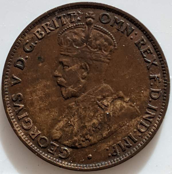 1923-Australia-Half-Penny---Real?