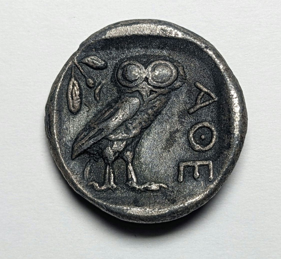 Is-This-A-Copy-/-Fake?-Athena-Owl-Tetradrachm-454-404-BC-Silver-Coin-?