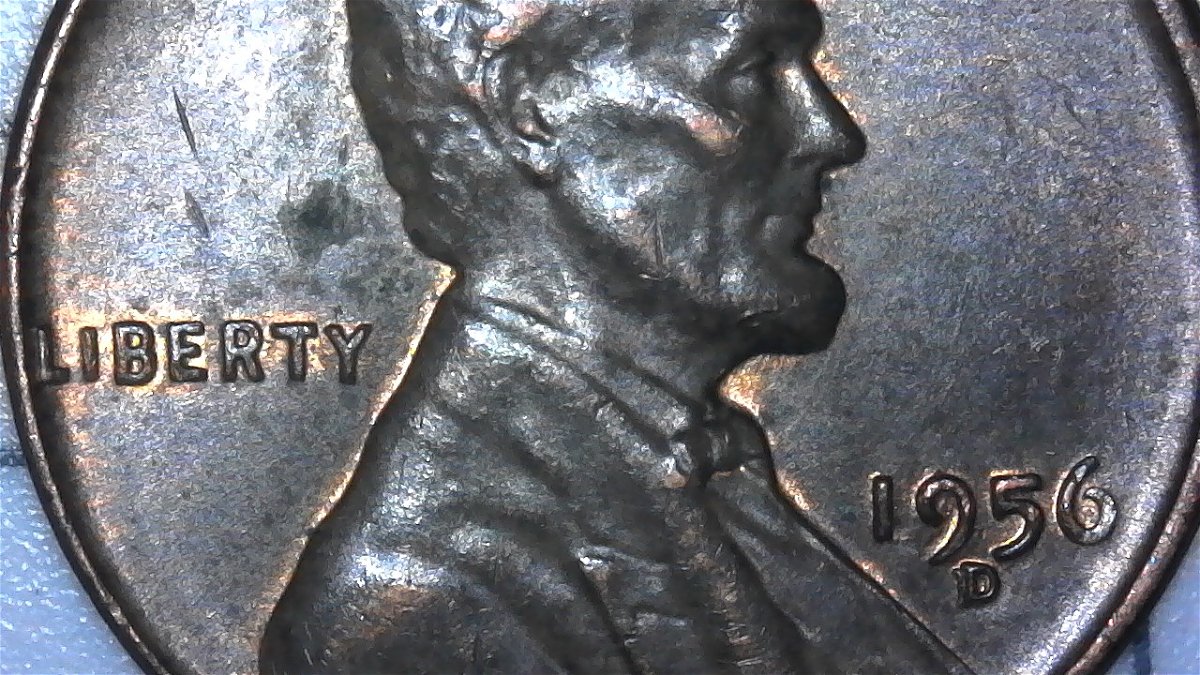 Naked-Eye-RPM-Found-Coin-Roll-Hunting-1956-D-Cent