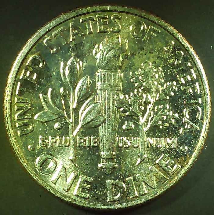 2021-Dime-W/-Several-8?-Die-Chips-/-CrackS-On-Head