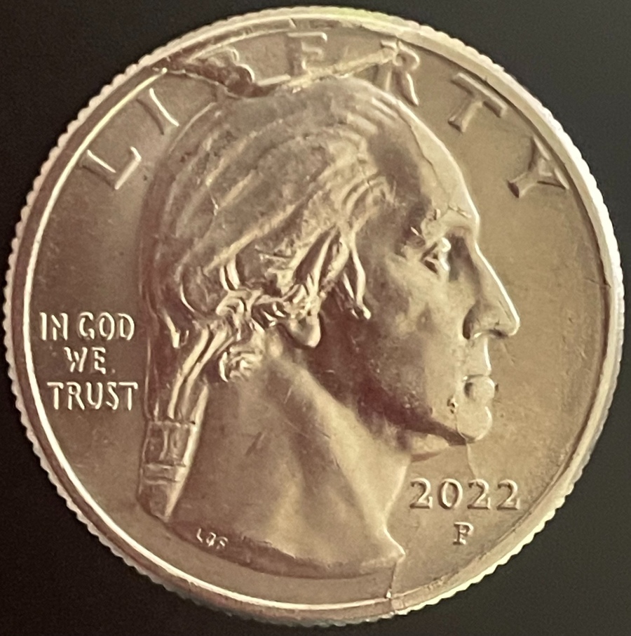 2022-P-Mankiller-Quarter-W/Major-Die-Break-And-Crack