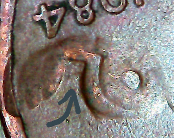 1984-D-Penny-With-Odd-Punch-Mark