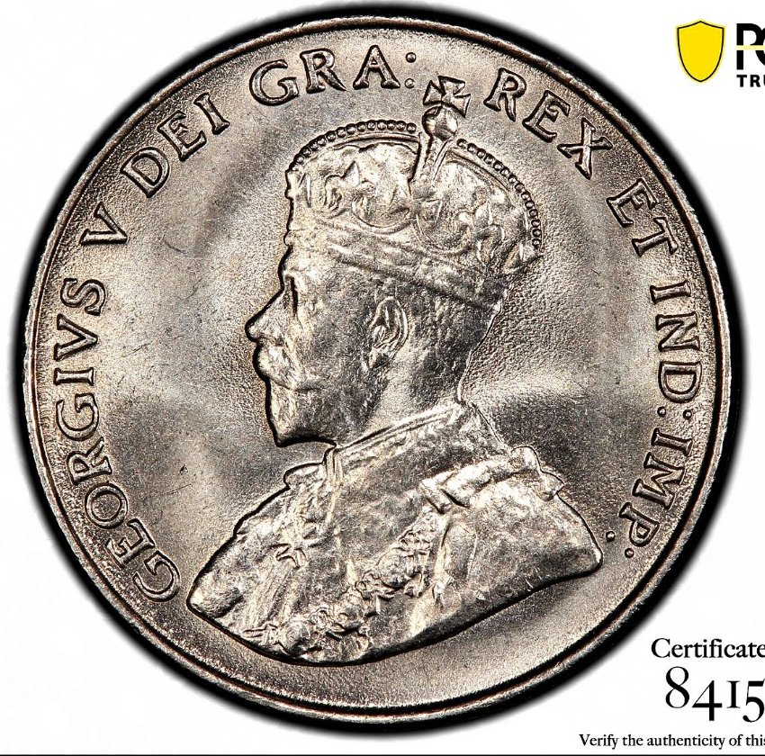 1922-5-Cent-Full-Lustre-Grade-Please