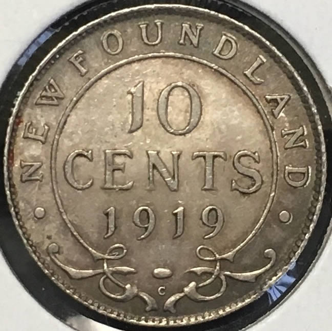 Newfoundland-1919-10-Cent?