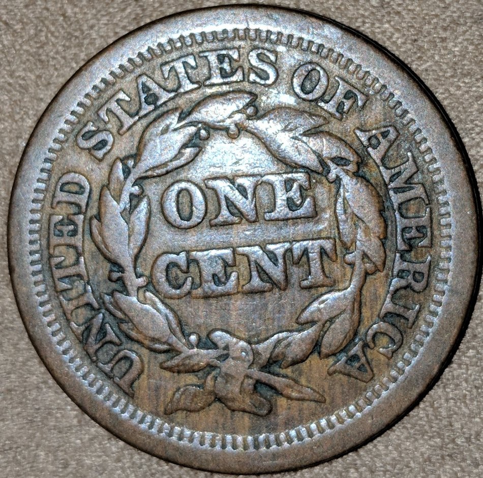 1850-Large-Cent-Edit:-Cleaning-Error-Reverse