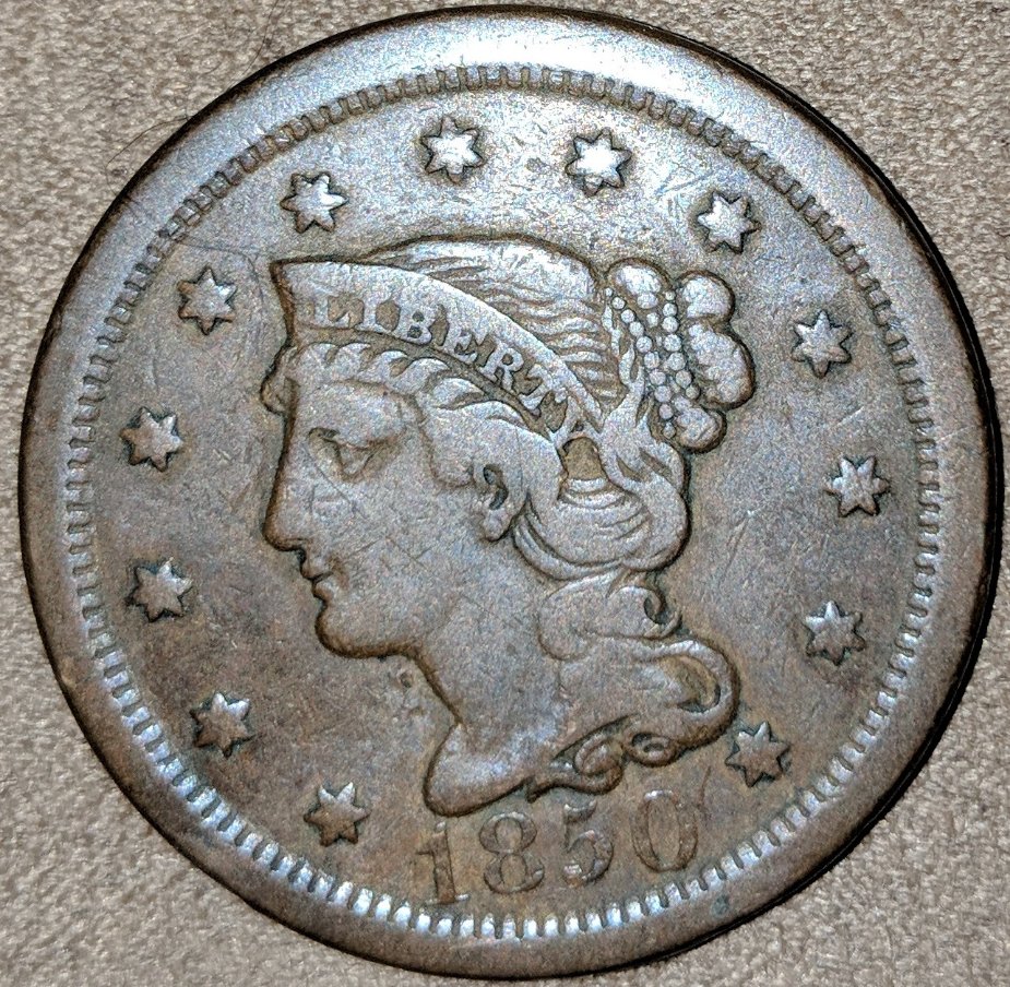 1850-Large-Cent-Edit:-Cleaning-Error-Reverse