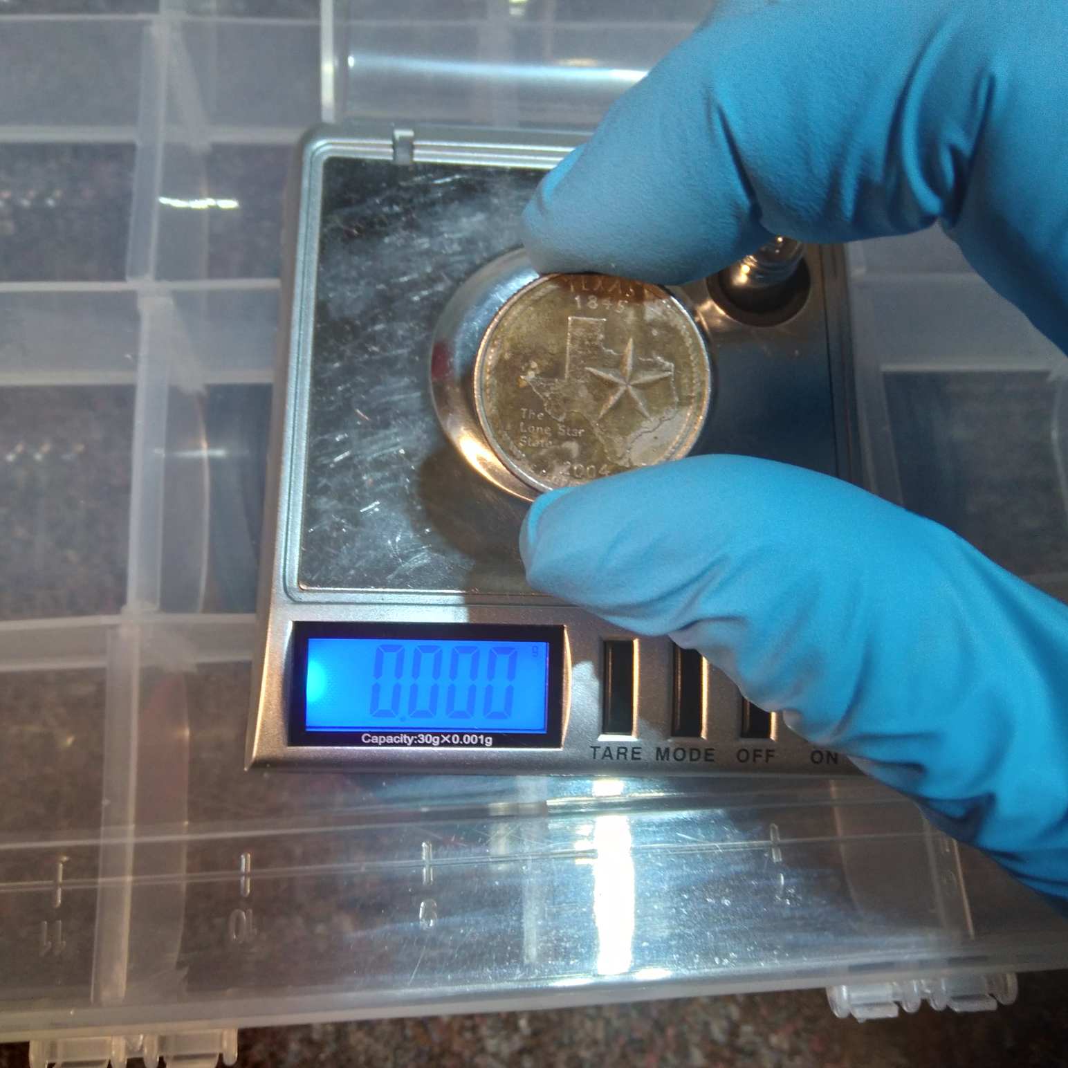 2004-D-Texas-Quarter-5.76-Grams-And-A-1991-P-Quarter-5.75grams