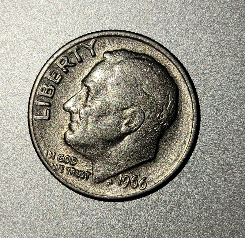 1966-No-Mint-Mark-Dime