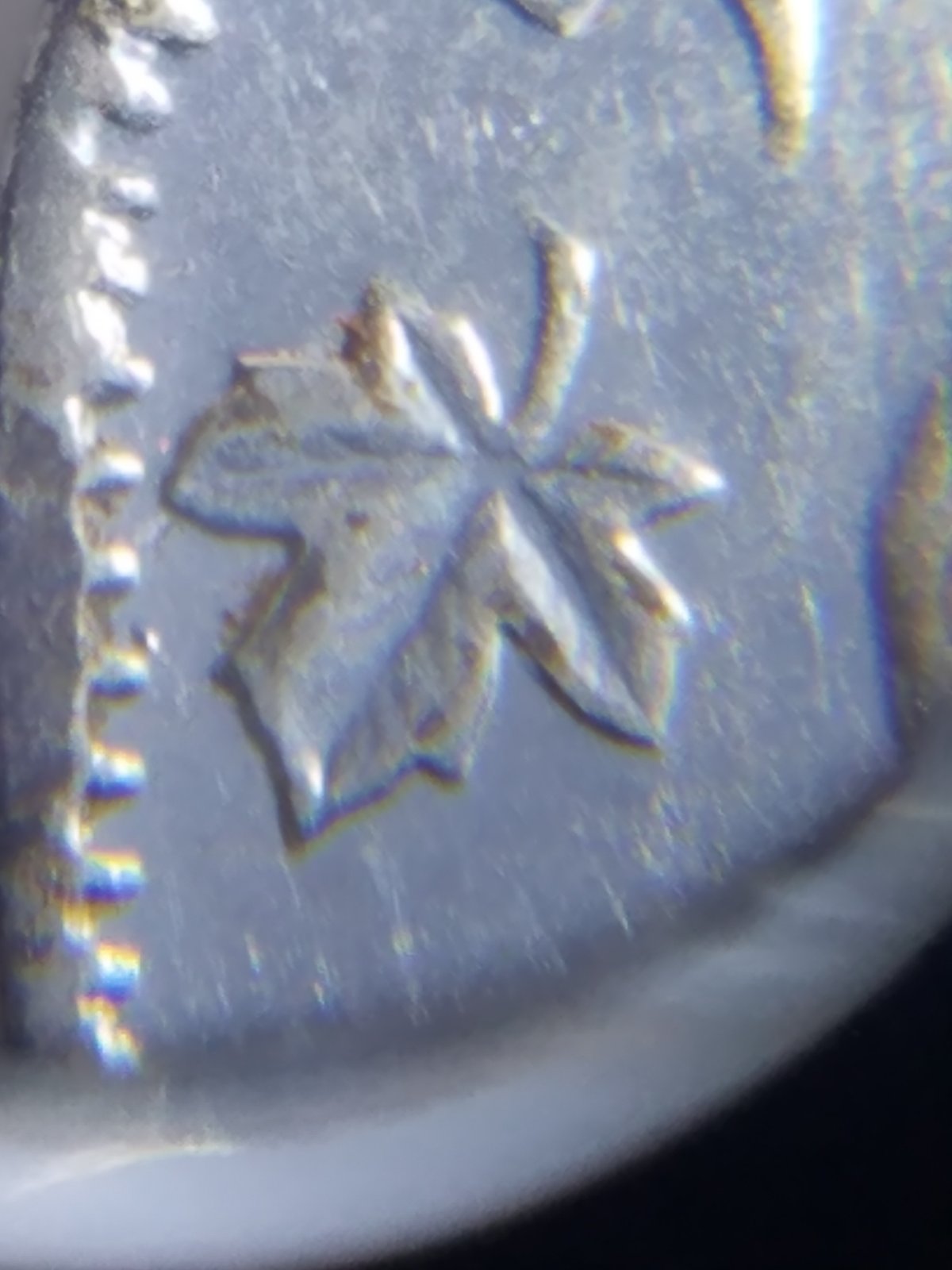 1953-Canadian-Nickel-NSF-Near-Leaf-Missing-Chrome?