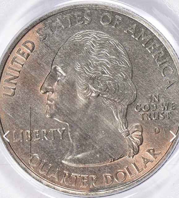 1971-P-Eisenhower-Dollar-Lines-On-Both-Sides