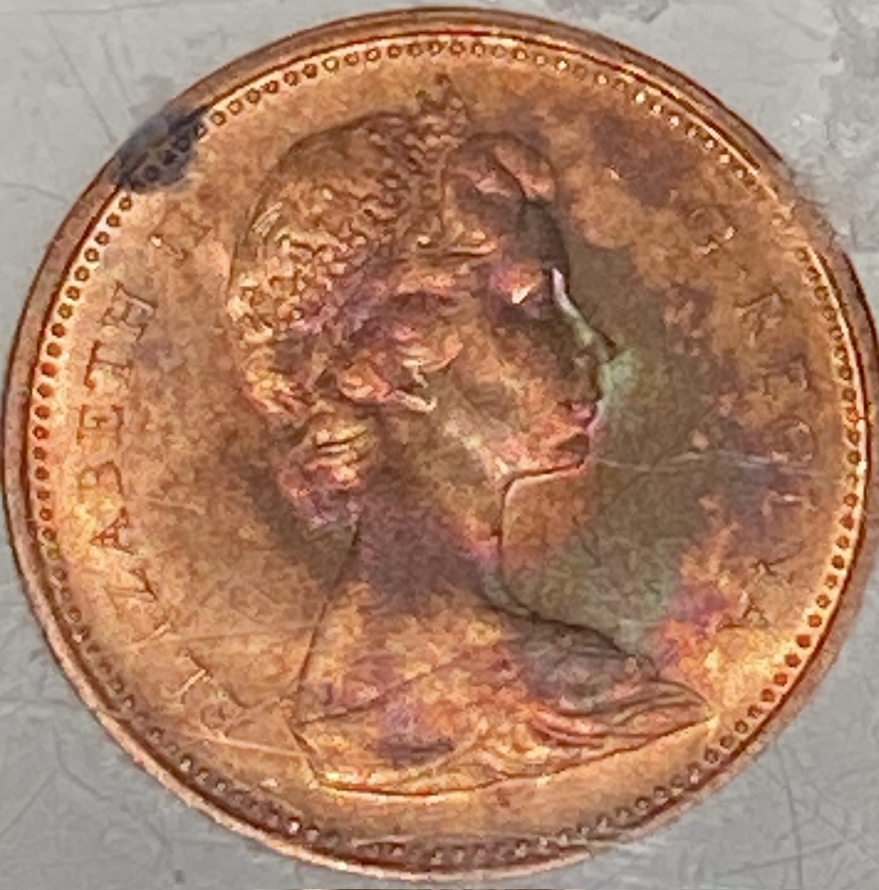 1965-Rainbow-Canadian-Pennies