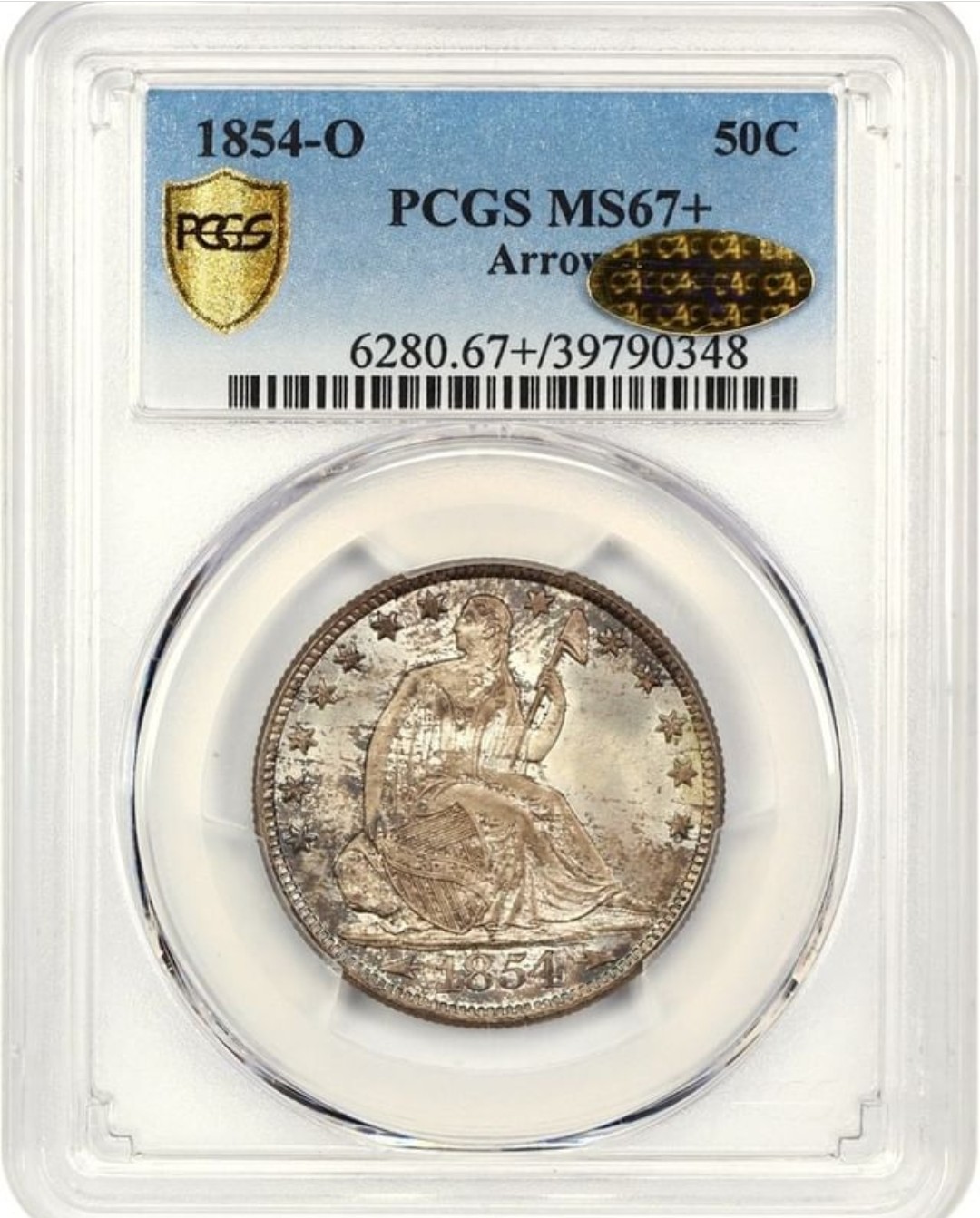 1854---O-Half-Dollar,-You-Vs-PCGS