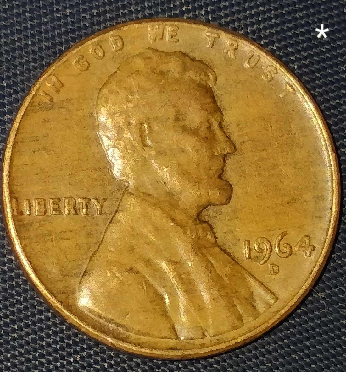 1964-Lincoln-Penny-With-A-Satin-Like-Finish