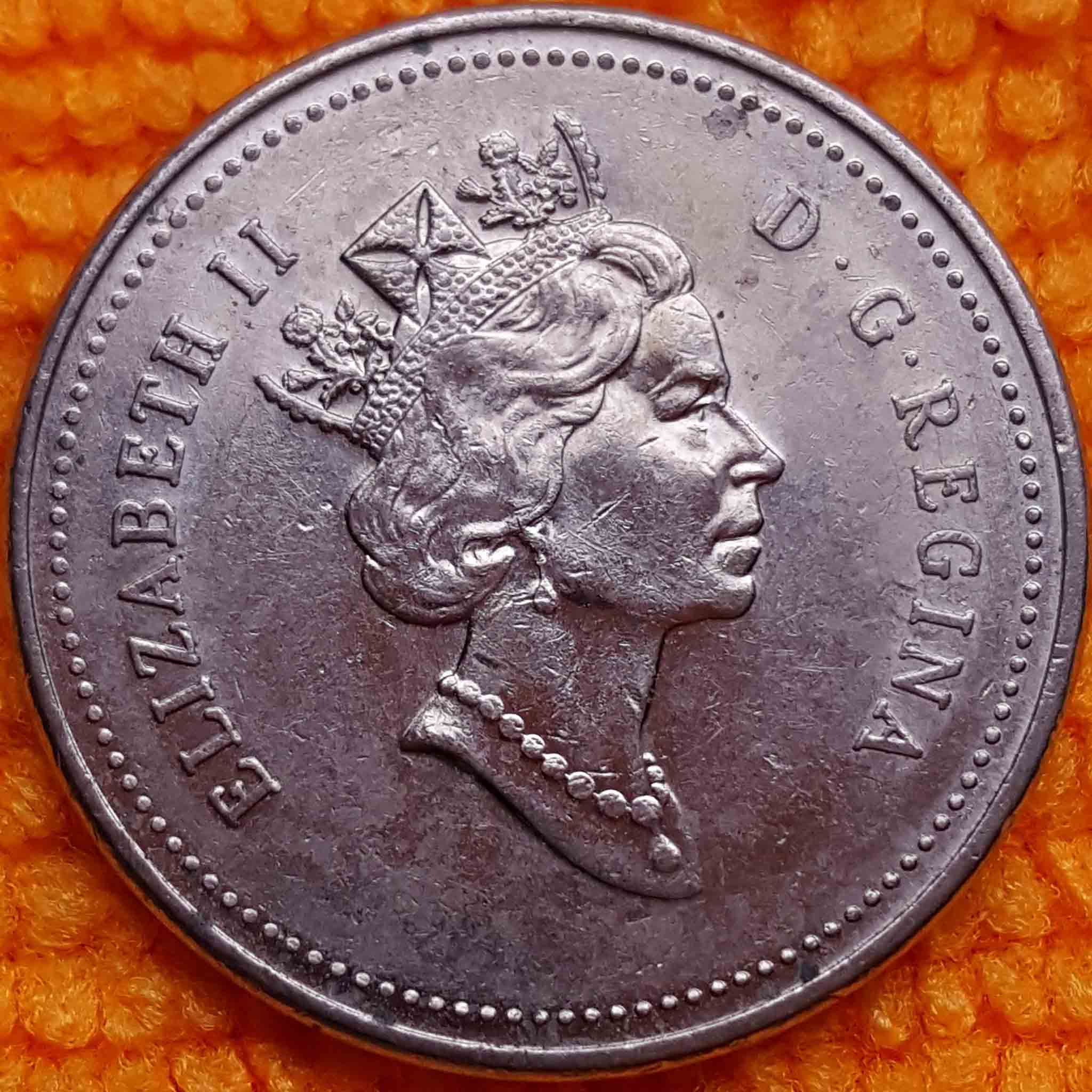 Three-1990-Bare-Belly-5-Cents-For-Grading