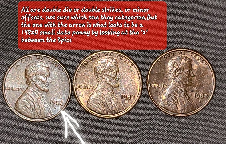 1982-D-Lincoln-Pennies.-Small-Date-Or-Regular?