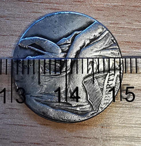 Seated-Liberty-Dollar-Struck-On-A-Shield-Nickel-Planchet