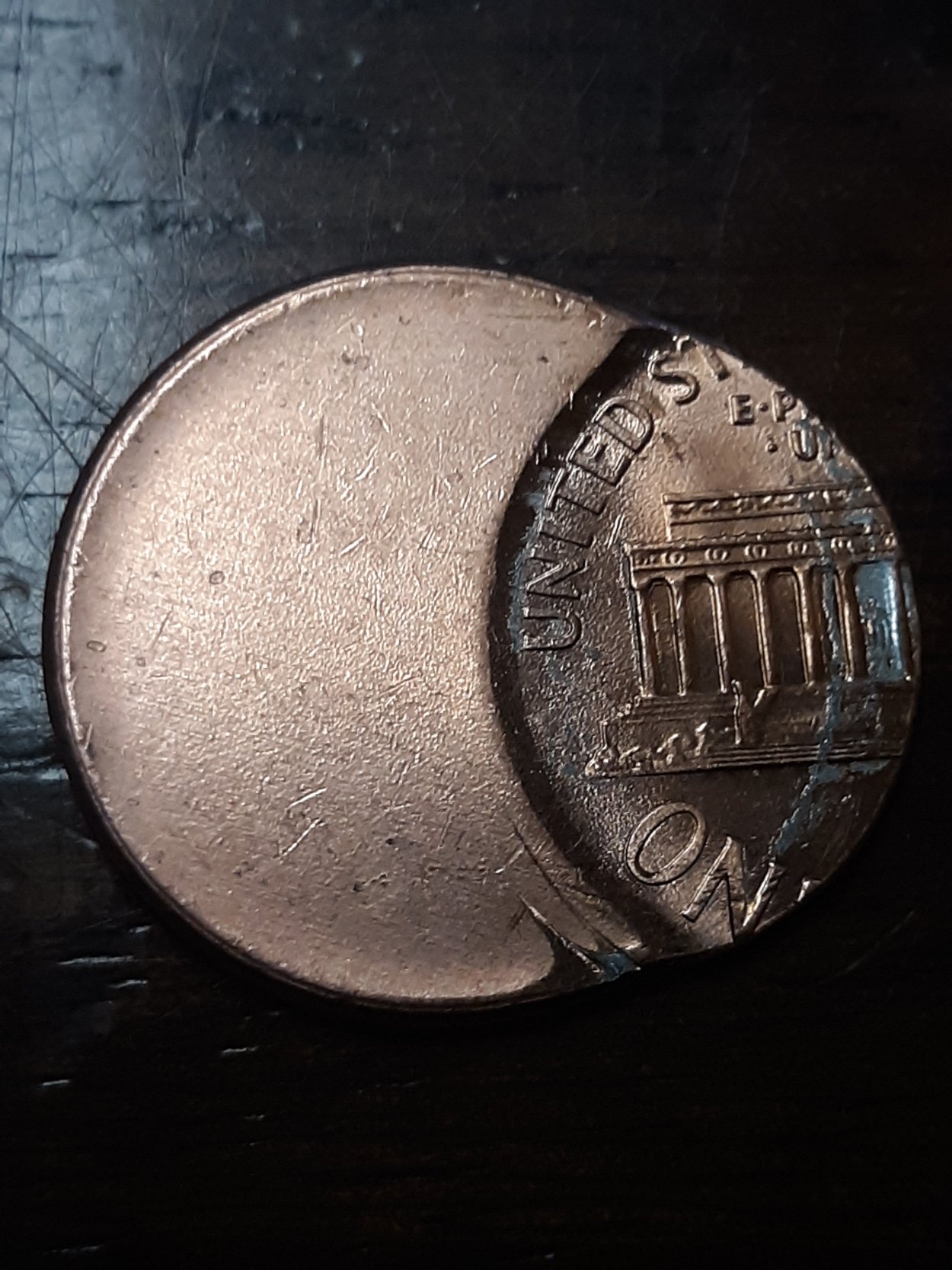 Off-Center-Penny.--No-Idea-What-Year.