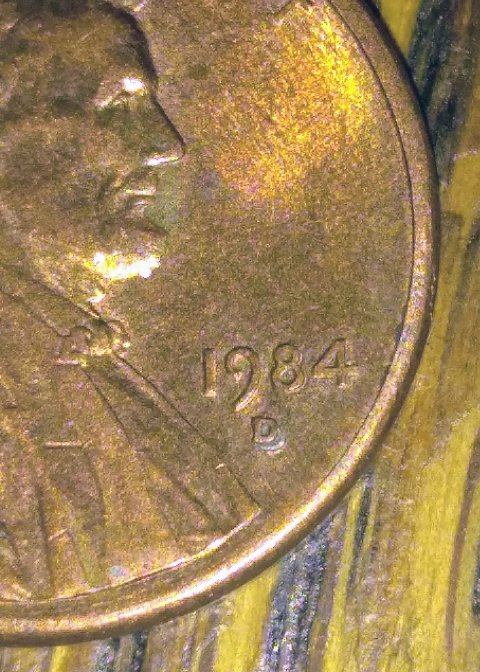 1984-D-Penny-Obverse-Die-Crack-Or-Doubling-Around-Year-Mint,-Rim