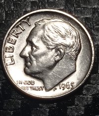 1965-Roosevelt-Dime-