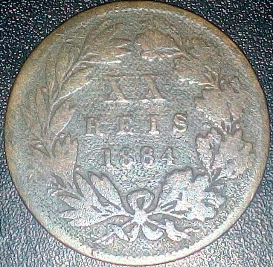 1884-Xx-R�is-Portugal-Struck-Through-Cloth?