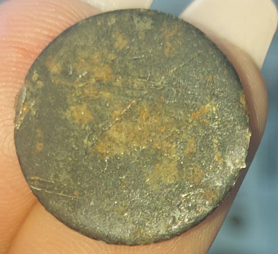 Mystery-Coin-I-Just-Found-In-Bank-Roll-Last-Week?-Please-Help-Id:-Electrical-Box-Knock-Out-Blank