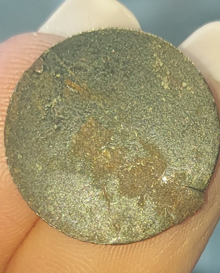 Mystery-Coin-I-Just-Found-In-Bank-Roll-Last-Week?-Please-Help-Id:-Electrical-Box-Knock-Out-Blank