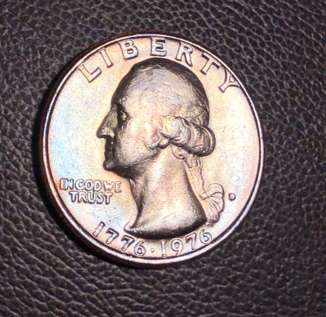 1976-1776-D-Bicentennial-Quarter-DDO/Blueish-Toning?