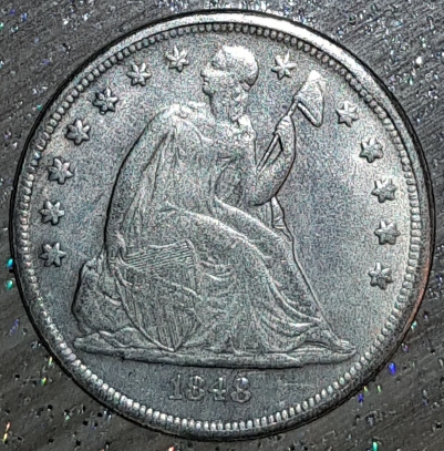 1843-O-Liberty-Seated,-1848-Cc-Liberty-Seated-And-1878-Trade-Dollar