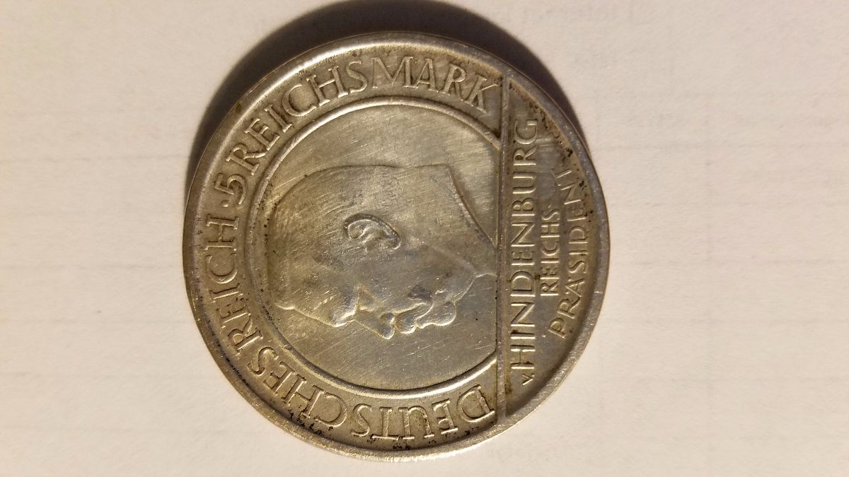 1929-Deutsches-Reich-5-Reich-Mark-Hindenburg-Commemorative