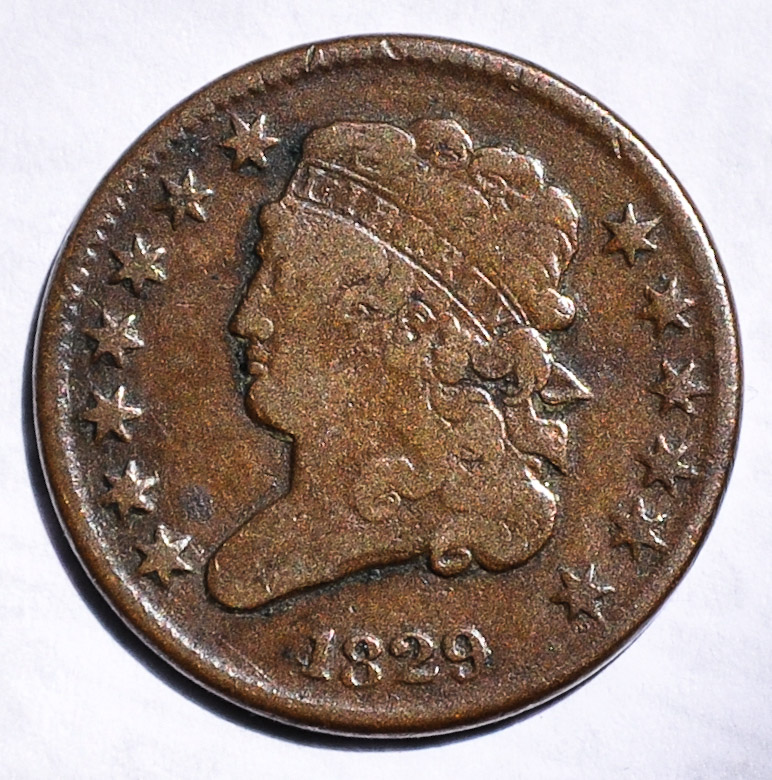 1829-Half-Cent-For-Grading