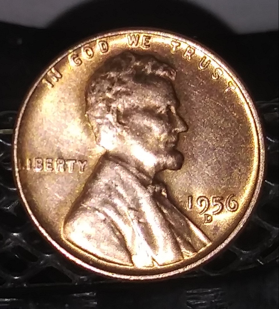 1956-D-Wheat-Penny-Good-Condition-No-VDB-Initial