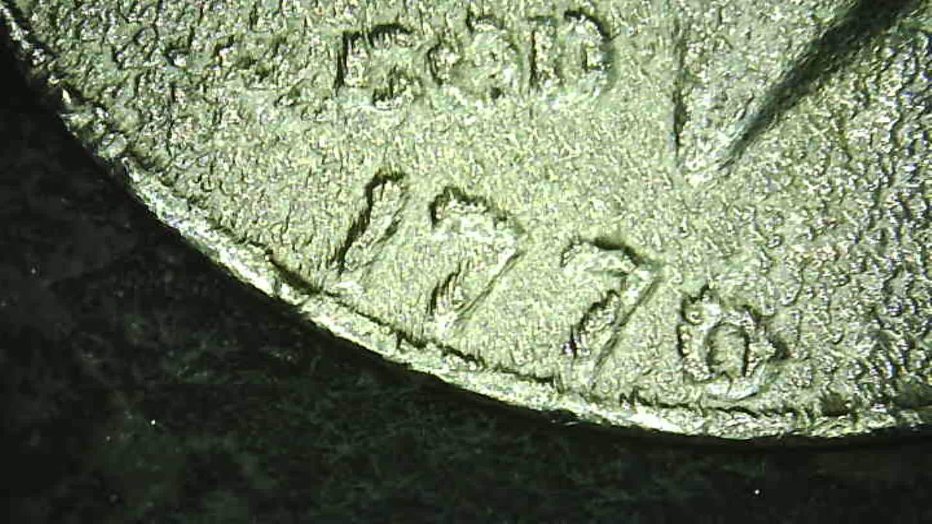 Found-This-Today...dramatic-Strike-Through-Kennedy-Bic-Half-Obverse&reverse