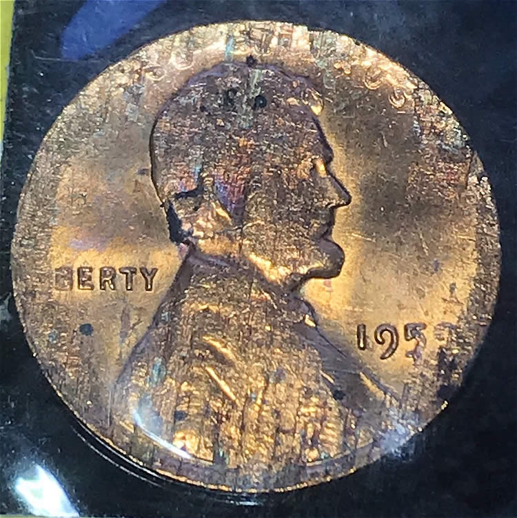 1959-P-Lincoln-Cent-Split-Planchette-Before-Strike!
