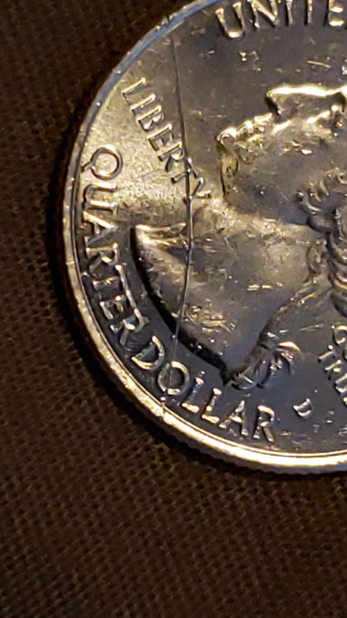 2019-D-Lowell-Quarter-W/Possible-Die-Crack