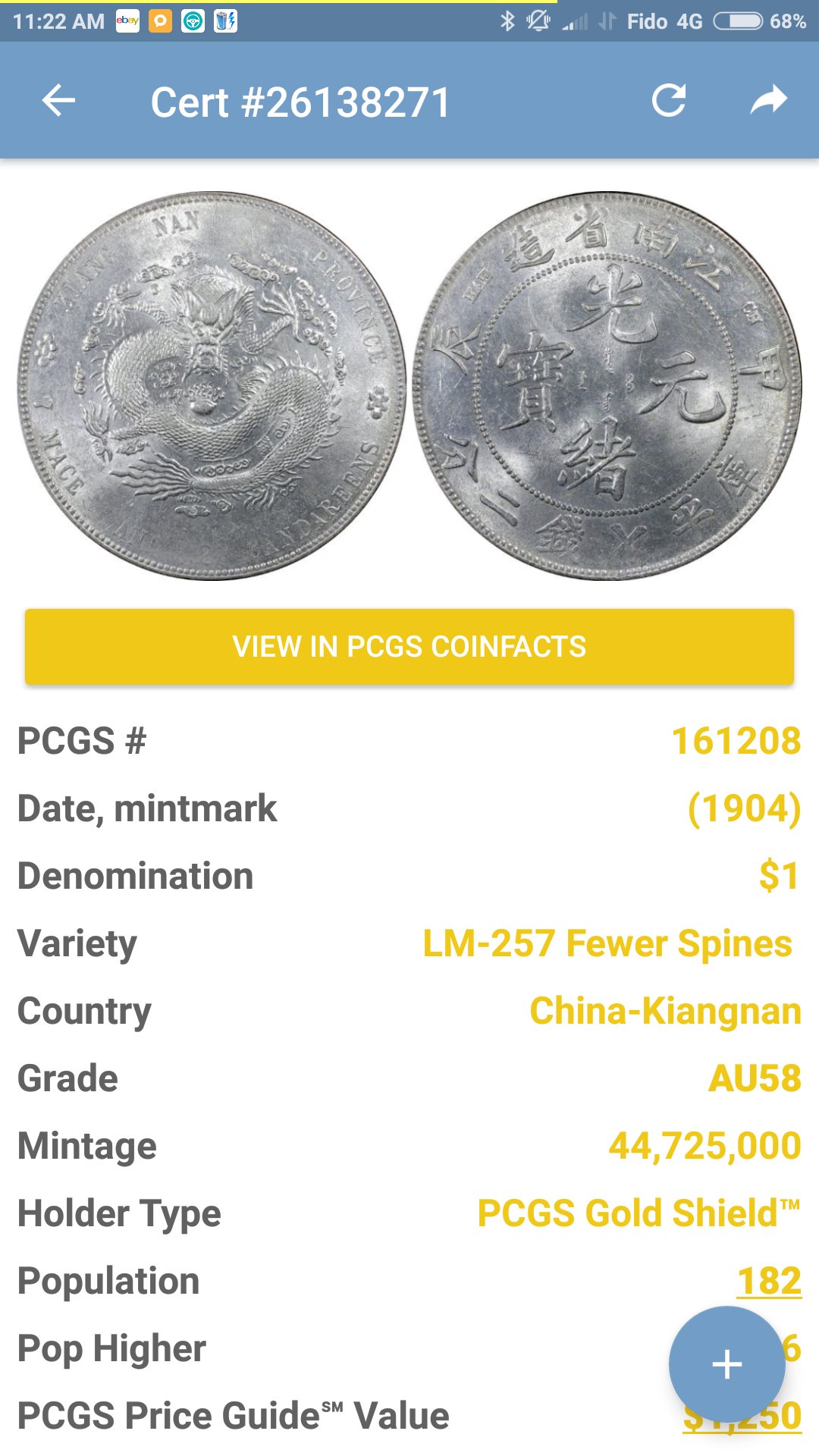Beware,-Counterfeit-China-Coin-In-Fake-PCGS-Gs-Holder-&-2-Diff-Barcode-Cert