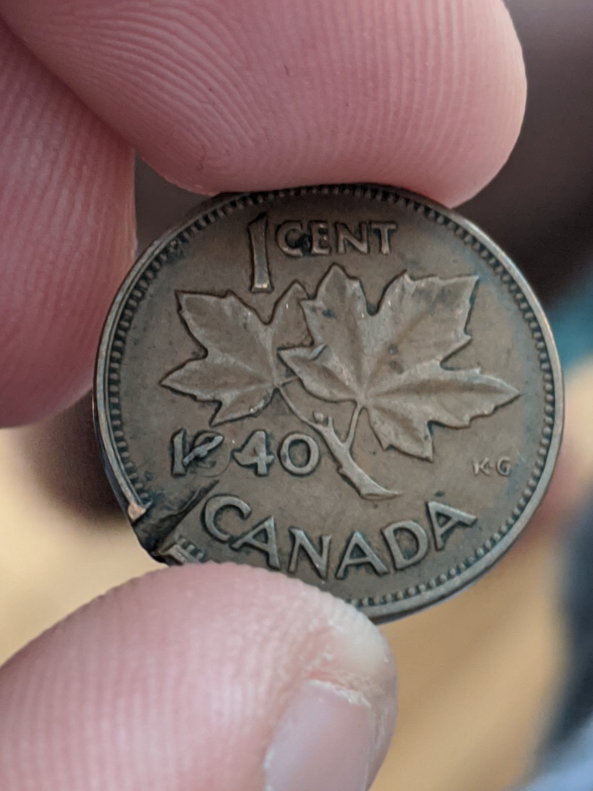 Was-This-1940-Penny-Altered-And-Damaged-By-Someone?