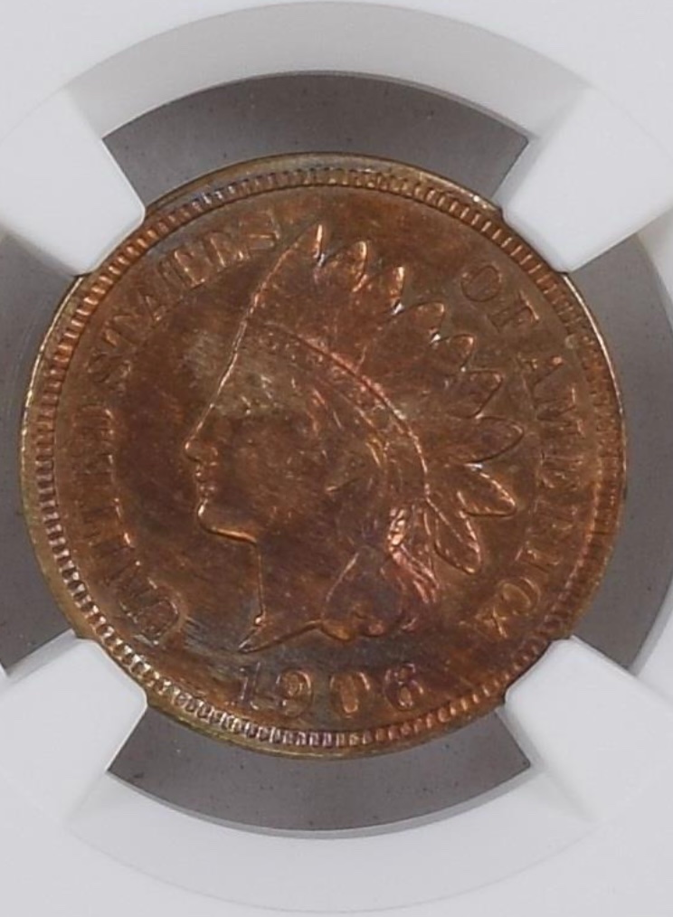 1906-Indian-Cent:-Natural-Or-Altered-Toning?