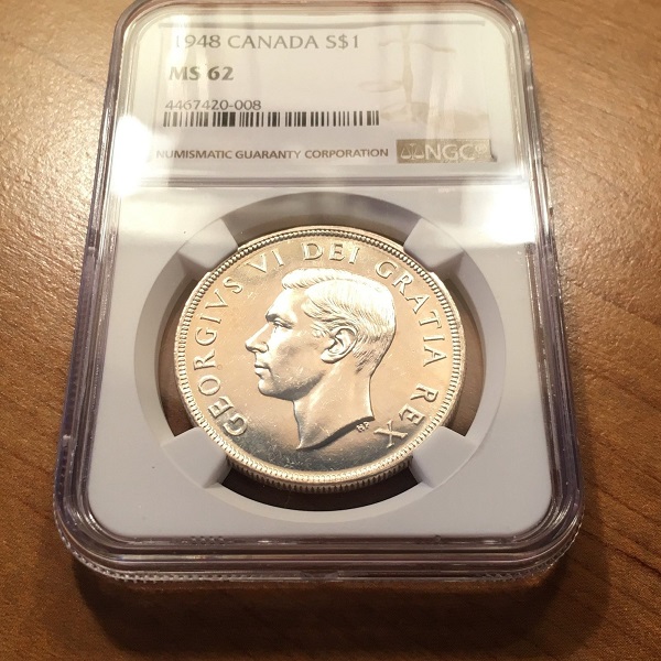 1948-Canada-Dollar,-NGC-MS-62---Subjectivity-&-Price-Question
