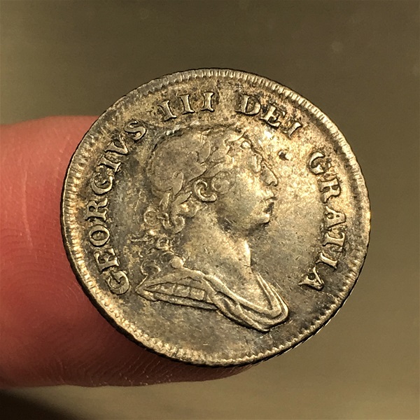 1805-Ireland-5-Pence,-Irish-Bank-Token,-Silver,-George-III,-KM#-Tn2