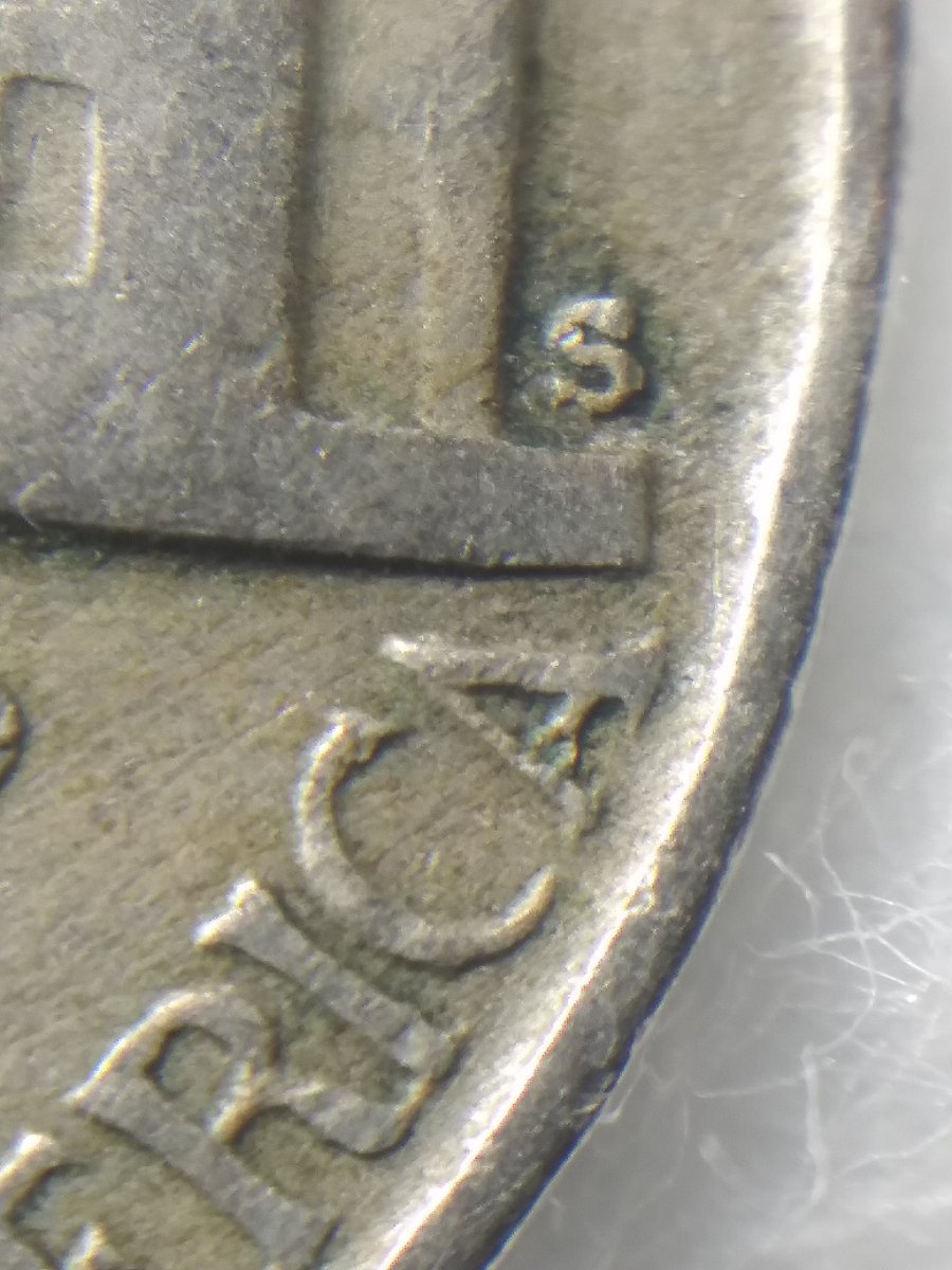1941-Large-S-Nickel..-Inverted-S