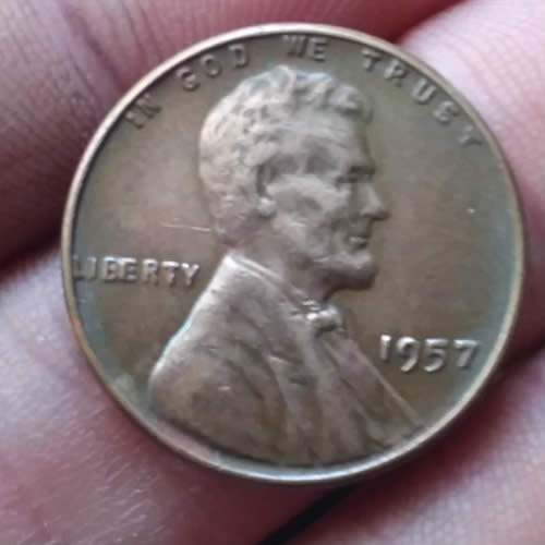 1957-Wheat-Penny-Strike-Error-Or-Post-Strike-Damage?